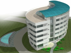 Проект №1-51 "Здание гостиницы в пос. Гантиади района Абхазии"