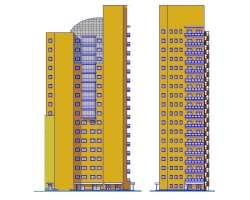 Проект №1-264 "18-ти этажного торгово-административного комплекса в г. Благовещенск"
