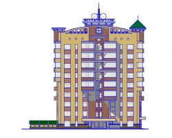 Проект №2-144 "Кирпичный 9-ти этажный дом в г. Чайковский"